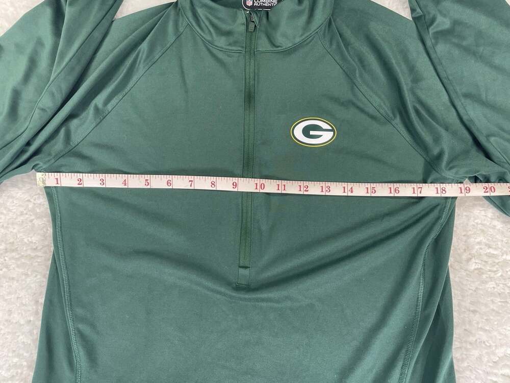 Green Bay Packers Under Armour Womens L Combine Authentic 1/4 Zip Cheeseheads - Picture 7 of 16